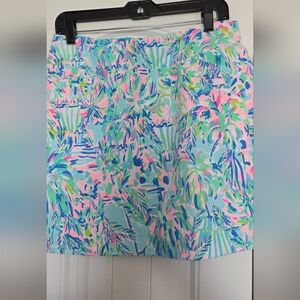 Lilly Pulitzer Multicolor Tropical Print Skirt